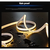 abordables Bandes lumineuses étanches-20m 65.6ft led bande lumière flexible corde lumière étanche blanc chaud smd 5730 3600leds intérieur extérieur ambiance rétroéclairage atmosphère décoration