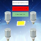 cheap LED Corn Lights-1pc 80W LED Corn Light Bulb Lamp 8000LM E26 E27 210LED Beads Warm White 85-265V for Basement barn Workshop Warehouse Factory