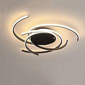 economico Lampade da soffitto con dimmer-plafoniera a led 56 cm oro rosa verde khaki champaign oro deserto rose gold luci da incasso in alluminio gel di silice geometrico 72w dimmerabile con telecomando per la cucina illuminazione domestica camera da letto