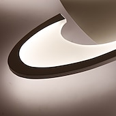 abordables Luces de techo regulables-70 cm regulables luces de empotrar aluminio geometría novedad anodizado led moderno simple 220-240v