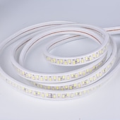 abordables Bandes lumineuses étanches-20m 65.6ft led bande lumière flexible corde lumière étanche blanc chaud smd 5730 3600leds intérieur extérieur ambiance rétroéclairage atmosphère décoration