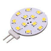 halpa Kaksikantaiset LED-lamput-2kpl 2w g4 led-valo 12v 24v AC / DC 12 ledit smd 2835 valkoinen lämmin valkoinen valikoima huppu valo cocina rv vene katto kaappi lamppu
