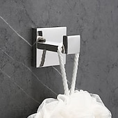 economico Set di accessori da bagno-set di ferramenta per il bagno 4 pezzi, accessori per il bagno rimodellati a parete in acciaio inossidabile sus304, include 2 porta accappatoio, 2 portasciugamani