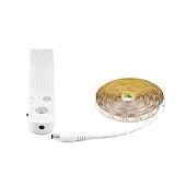cheap USB Strip Lights-Motion Sensor LED Light Strip 1-2.5 Meters, Rechargeable Battery Box, Indoor Motion-Activated Light for Wardrobes, Stairs, Cabinets, Counters, and Beds (Batteries Not Included)