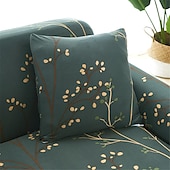 preiswerte Sofabezug-Elastischer Sofabezug Schonbezug Elastischer Couchsessel Zweisitzer 4- oder 3-Sitzer L-förmiges Sofa Möbelschutz Anti-Rutsch-Bezug Weich waschbar (1 Kissenbezug gratis)