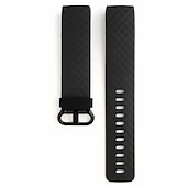 billiga Fitbit klockband-Klockarmband för Fitbit Charge 4 / Charge 3 / Charge 3 SE Silikon Ersättning Rem Mjuk Andningsfunktion Armband