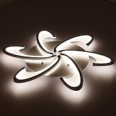 abordables Luces de techo regulables-70 cm regulables luces de empotrar aluminio geometría novedad anodizado led moderno simple 220-240v