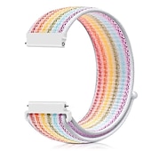 זול להקות שעונים של Fitbit-צפו בנד ל פיטביט Versa 2 / Versa Lite / Versa SE / Versa בד ניילון תַחֲלִיף רצועה רך נושם לולאת ספורט צמיד