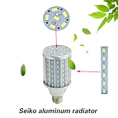 cheap LED Corn Lights-1pc 80W LED Corn Light Bulb Lamp 8000LM E26 E27 210LED Beads Warm White 85-265V for Basement barn Workshop Warehouse Factory