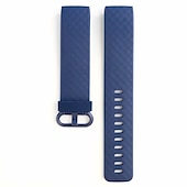 billiga Fitbit klockband-Klockarmband för Fitbit Charge 4 / Charge 3 / Charge 3 SE Silikon Ersättning Rem Mjuk Andningsfunktion Armband