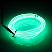 olcso Neon LED-es világítás-9,8 láb 3 m autó lámpa 12 V led hideg lámpák rugalmas el neon huzal automatikus lámpák az autón hideg fénycsíkok vonal belső dekorációs csíkok lámpák lámpák rugalmas neon