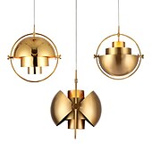 economico Luci a sospensione-lampada a sospensione a led in ottone pendente multi-lite per interni, piccolo lampadario a led regolabile moderno per l&#039;illuminazione del soggiorno di casa