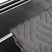 Недорогие Держатели для полотенец-Держатель для полотенец / Полка для ванной Многослойный / Креатив Современное Нержавеющая сталь 1шт - Ванная комната На стену