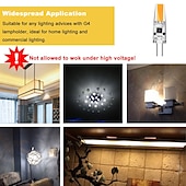 お買い得  LEDバイピンライト-kwb 10ピース3ワットg4 ledバイピンベース12ボルト電球暖かい白と白ハロゲンg4 30ワットled交換