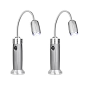 cheap Camping Lights-2pcs Barbecue Grill Light Magnetic Base Super-Bright LED BBQ Lights Outdoor 360 Degree Flexible Gooseneck Barbecue Light Adjustable Battery