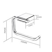cheap Toilet Paper Holders-Toilet Paper Holder New Design / Creative Contemporary / Traditional Metal 1pc - Bathroom Wall Mounted