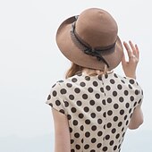 preiswerte Partyhut-Polyester Strohhüte mit Stickerei 1 Stück Alltag / Freizeitskleidung Kopfschmuck