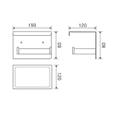 cheap Toilet Paper Holders-Toilet Paper Holder New Design / Creative Contemporary / Modern Metal 1pc - Bathroom Wall Mounted