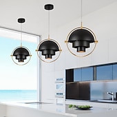 economico Luci a sospensione-lampada a sospensione a led in ottone pendente multi-lite per interni, piccolo lampadario a led regolabile moderno per l&#039;illuminazione del soggiorno di casa