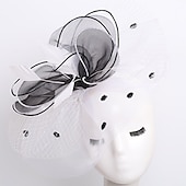 levne party klobouky-Klobouky pro ženy Klobouk s širokým okrajem Fedore sluneční klobouk Klobouk Cloche Kentucky fascinátor klobouky pro dámy organza čajová párty svatební kostelní klobouky Hlava aby vás ohromila