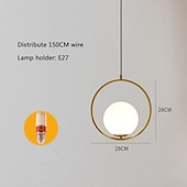 economico Luci Isola cucina-Lampada a sospensione a led da 178 cm design unico globo d&#039;oro lampada a sospensione a una luce per isola cucina moderna 220-240v