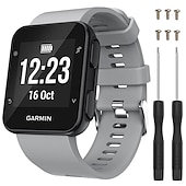 economico Cinturini per orologi Garmin-Cinturino per orologio Garmin Forerunner 35, cinturino di ricambio in silicone per Approach S10, cinturino sportivo traspirante