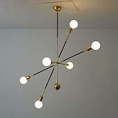 levne Design Sputnik-90 cm designový lustr sputnik kovový lakovaný povrch sputnik moderní 220-240v (žárovka není součástí dodávky)