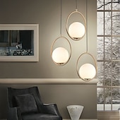 economico Luci Isola cucina-Lampada a sospensione a led da 178 cm design unico globo d&#039;oro lampada a sospensione a una luce per isola cucina moderna 220-240v