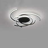 economico Lampade da soffitto con dimmer-plafoniera a led 56 cm oro rosa verde khaki champaign oro deserto rose gold luci da incasso in alluminio gel di silice geometrico 72w dimmerabile con telecomando per la cucina illuminazione domestica camera da letto