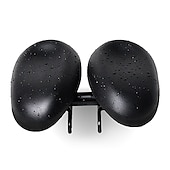 cheap Bikes &amp; Components-Bike Saddle / Bike Seat Ergonomical Dual Pad Adjustable Extra Wide / Extra Large Double Noseless PU Leather High-Density Foam PVC Cycling Road Bike Mountain Bike MTB Black