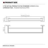 economico Set di accessori da bagno-set di accessori per il bagno, set di ferramenta da parete in acciaio inossidabile dorato spazzolato, inclusi 2 ganci per accappatoio, 1 porta carta igienica, 1 portasciugamani