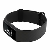 billiga Fitbit klockband-Klockarmband för Fitbit Charge 4 / Charge 3 / Charge 3 SE Silikon Ersättning Rem Mjuk Andningsfunktion Armband