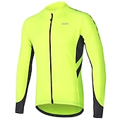 preiswerte Radtrikot Herren-Arsuxeo Herren Langarm Fahrradtrikot Winter Polyester Dunkelgrau Weiß Grau Volltonfarbe Fahhrad Trikot / Radtrikot Bergradfahren Straßenradfahren Reflexstreiffen Tasche auf der Rückseite Sport