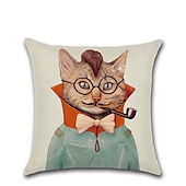 baratos estilo animal-capa de almofada 1 unidade quadrada decorativa macia capa de travesseiro capa de almofada capa de almofada para sofá-cama de qualidade superior mashine lavável pacote de 1 para sofá sofá-cama cadeira