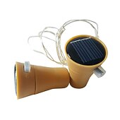 olcso Napelemes-2M 20LED Napenergia Üvegpalack Dugó Fényfüzér Kültéri Tündér Réz Drót Girland Kert Fesztivál Díszítéshez