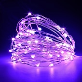 economico Plug in elettrico-eleganti luci per feste di nozze, luci fatate da 5 m, adattatore da 12 V a 1 A, luci per decorazioni di nozze, stringhe di LED, luci per feste di nozze ...