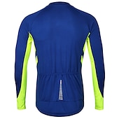 preiswerte Radtrikot Herren-Arsuxeo Herren Langarm Fahrradtrikot Winter Polyester Dunkelgrau Weiß Grau Volltonfarbe Fahhrad Trikot / Radtrikot Bergradfahren Straßenradfahren Reflexstreiffen Tasche auf der Rückseite Sport