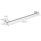 billige Håndklestenger-Håndklestang Nytt Design / Kreativ Moderne Metall 1pc - Baderom 1-Håndkle Bar Vægmonteret