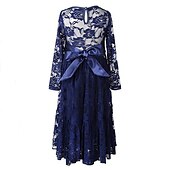 levne Šaty pro družičky-A-line délka po podlaze květinové dívčí šaty k prvnímu přijímání dívky roztomilé plesové šaty krajka s krajkou boho krajka vzadu střih 3-16 let šaty, které zapůsobí 2024