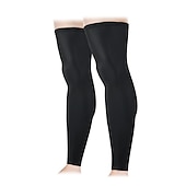 abordables Calientabrazos y calentadores-1 Par Arsuxeo Calentadores de la pierna / Polainas Color sólido Ligero Filtro Solar UPF 50 Bicicleta Negro Blanco Verde claro Poliéster Elastán Invierno para Hombre Mujer Adulto Bicicleta de Pista