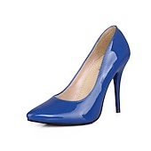 abordables Talons Aiguilles-Femme Chaussures à Talons Escarpins Cadeaux de Saint-Valentin Chaussures habillées Grandes Tailles Saint Valentin du quotidien Soirée &amp; Evénement Talon Aiguille Bout pointu Elégant Polyuréthane Noir