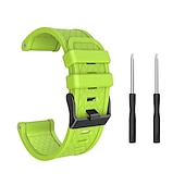 Недорогие Ремешки для часов Garmin-Ремешок для часов для Garmin Феникс 2 силиконовый Замена Ремень с помощью инструмента для удаления Эластичный Регулируется Спортивный ремешок Классическая застежка Браслет