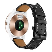 levne Pásky na hodinky Garmin-Pásek hodinek pro Garmin Forerunner 265 255 Active 5 Venu 3 2 Plus Vivoactive 4 3 Vivomove Sport Approach S42 S40 20mm 22mm Pravá kůže Výměna, nahrazení Popruh 20mm 22mm Kožená smyčka Náramek