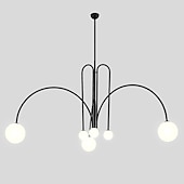 billige Lysekroner-130 cm enkelt design lysekrone metall geometrisk industriell nyhet malt finish kunstnerisk 110-120v 220-240v