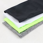abordables Calientabrazos y calentadores-1 Par Arsuxeo Calentadores de la pierna / Polainas Color sólido Ligero Filtro Solar UPF 50 Bicicleta Negro Blanco Verde claro Poliéster Elastán Invierno para Hombre Mujer Adulto Bicicleta de Pista