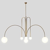 billige Lysekroner-130 cm enkelt design lysekrone metall geometrisk industriell nyhet malt finish kunstnerisk 110-120v 220-240v