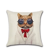 baratos estilo animal-capa de almofada 1 unidade quadrada decorativa macia capa de travesseiro capa de almofada capa de almofada para sofá-cama de qualidade superior mashine lavável pacote de 1 para sofá sofá-cama cadeira