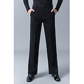 お買い得  パンツ-ラテンダンス パンツ フリル 男性用 訓練 性能 ハイウエスト POLY コットン