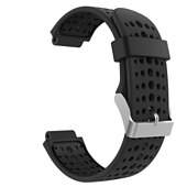 baratos Relógios Garmin-Pulseiras de Relógio para Garmin Forerunner 220/230/235/620/630/735XT Approach S20 / S6 / S5 Silicone Substituição Alça com ferramenta de remoção Respirável Pulseira Esportiva Pulseira