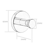 voordelige Toiletrolhouders-badkamer hardware accessoire handdoek ring/toiletrolhouder/mantel haak/zeepschaal en handdoek houder roestvrij staal wandmontage zilver